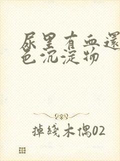 尿里有血还有白色沉淀物