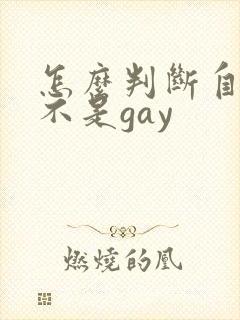 怎么判断自己是不是gay