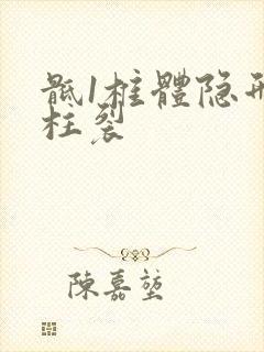 骶1椎体隐形脊柱裂