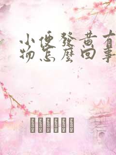 小便发黄有分泌物怎么回事