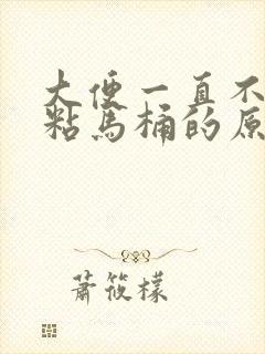 大便一直不成形粘马桶的原因有哪些