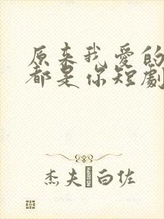 原来我爱的从来都是你短剧免费观看