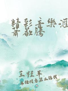 精彩音乐汇王妃萧敬腾