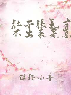 肚子胀气有便拉不出来是怎回事