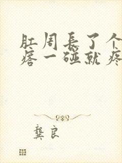 肛周长了个小疙瘩一碰就疼