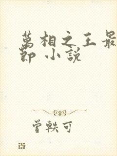 万相之王最新章节 小说