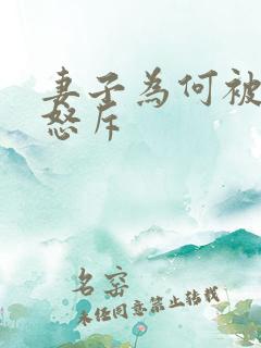 妻子为何被丈夫怒斥