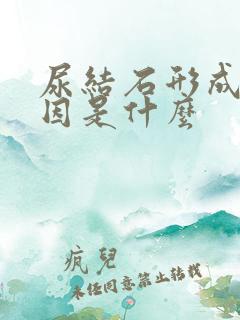 尿结石形成的原因是什么