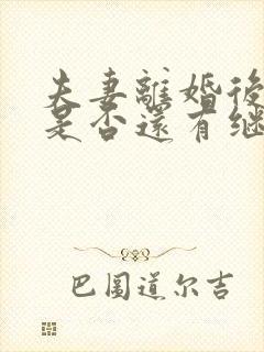 夫妻离婚后孩子是否还有继承权