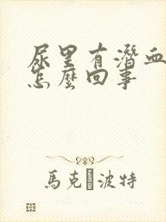 尿里有潜血3+怎么回事