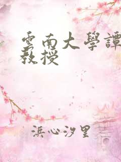 云南大学谭同学教授