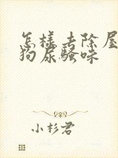 怎样去除屋里的狗尿骚味