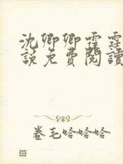 沈卿卿霍霆萧小说免费阅读