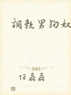 调教男狗奴小说