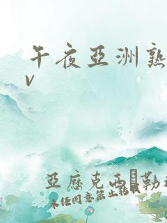 午夜亚洲熟女av