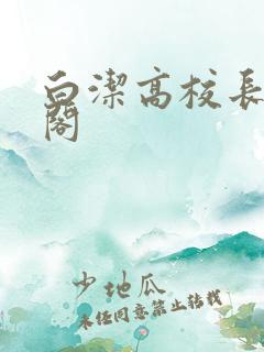 白洁高校长笔趣阁