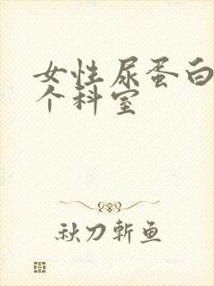 女性尿蛋白挂那个科室