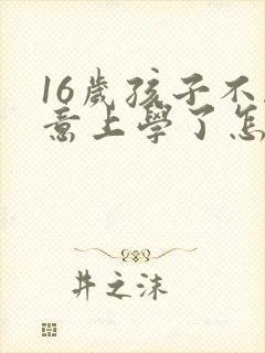 16岁孩子不愿意上学了怎么办