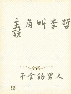 主角叫李哲的小说