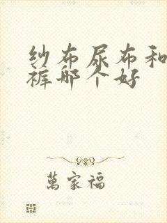 纱布尿布和纸尿裤哪个好