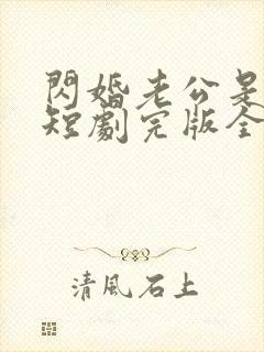 闪婚老公是豪门短剧完版全集