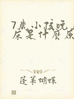 7岁小孩晚上尿床是什么原因