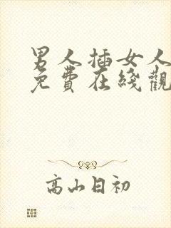 男人插女人视频免费在线观看