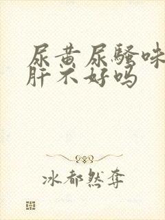 尿黄尿骚味重是肝不好吗