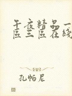 午夜精品一区二区三区在线