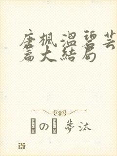 唐枫温碧芸番外篇大结局