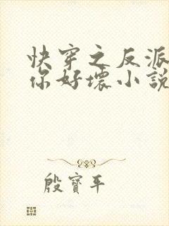 快穿之反派男主你好坏小说