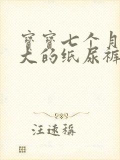 宝宝七个月用多大的纸尿裤