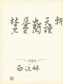 林辰九天斩神诀免费阅读