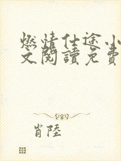 燃情仕途小说全文阅读免费