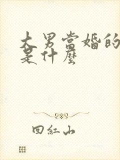 大男当婚的结局是什么