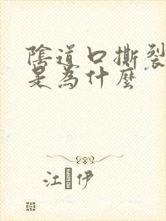 阴道口撕裂疼痛是为什么