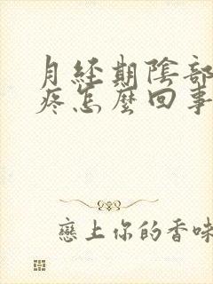 月经期阴部下坠疼怎么回事