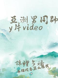 亚洲男同帅gay片video