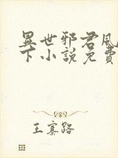 异世邪君风凌天下小说免费阅读全文