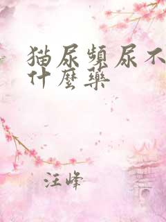 猫尿频尿不出吃什么药