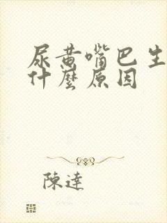 尿黄嘴巴生疮是什么原因