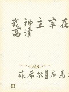 武神主宰在线看高清