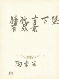 膀胱有下坠感老有尿意