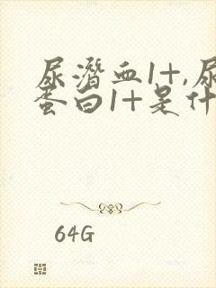 尿潜血1+,尿蛋白1+是什么意思