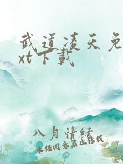 武道凌天免费txt下载