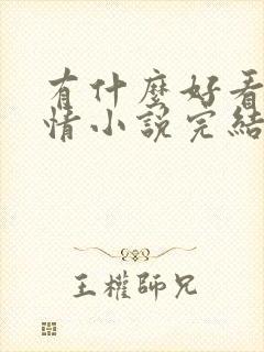 有什么好看的言情小说完结