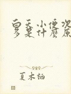 白天小便次数增多是什么原因