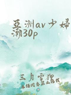 亚洲av少妇高潮30p