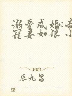 溺爱成婚:帝少宠妻如狼 小说