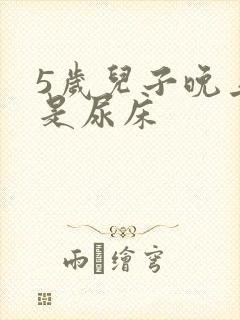 5岁儿子晚上总是尿床